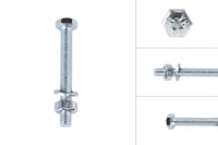 Zinc Plated Hex Bolts